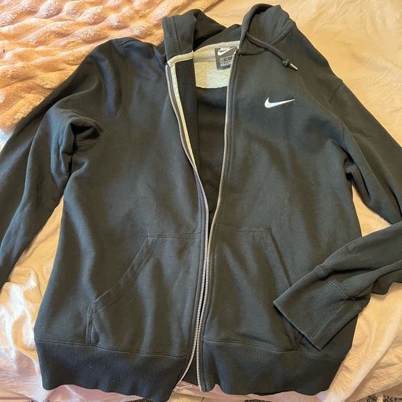 Nike Black Zip Up Jacket - Large - Picture 2 of 4
